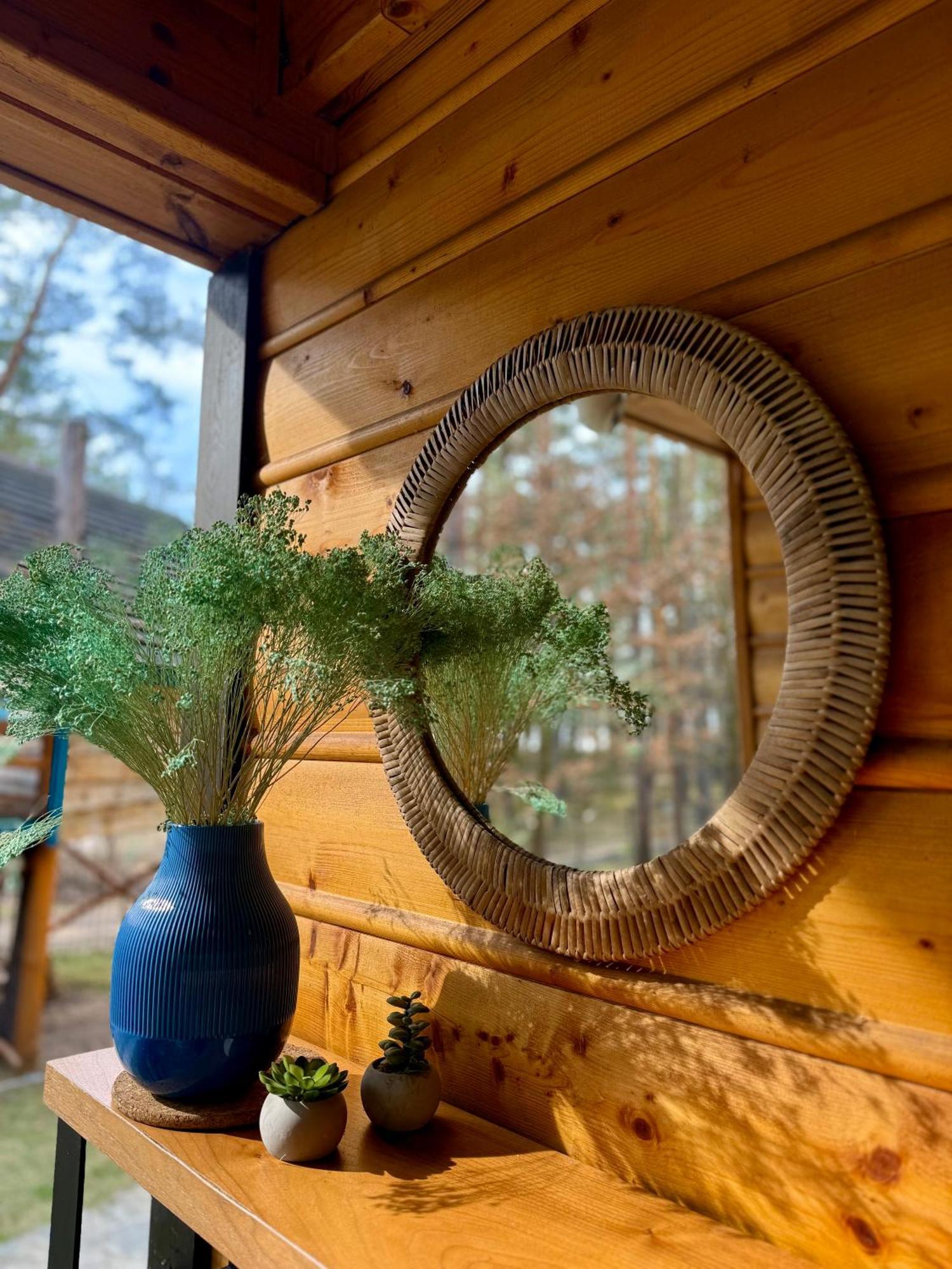 Domek W Lesie Nad Zalewem Chancza エクステリア 写真