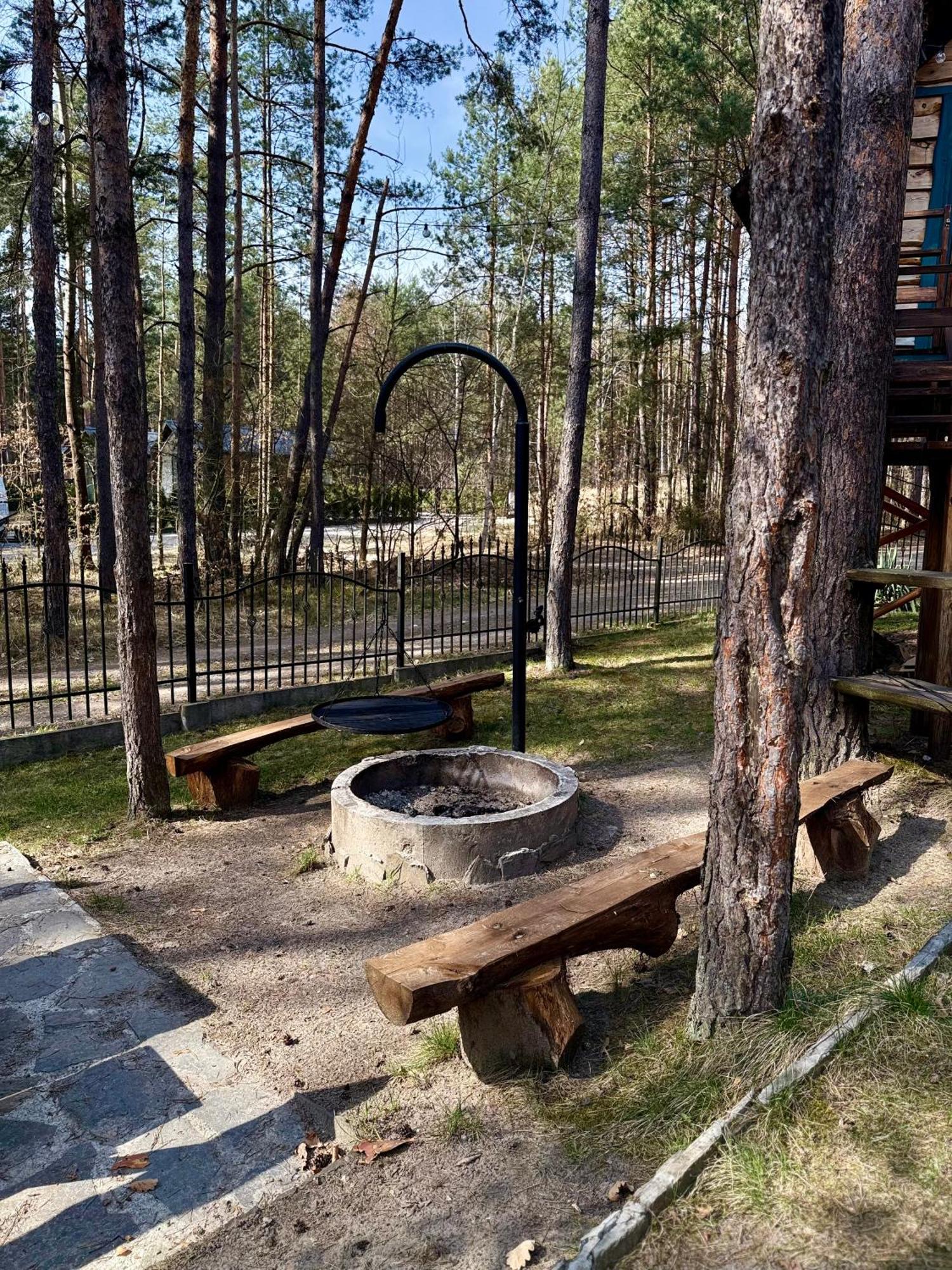 Domek W Lesie Nad Zalewem Chancza エクステリア 写真